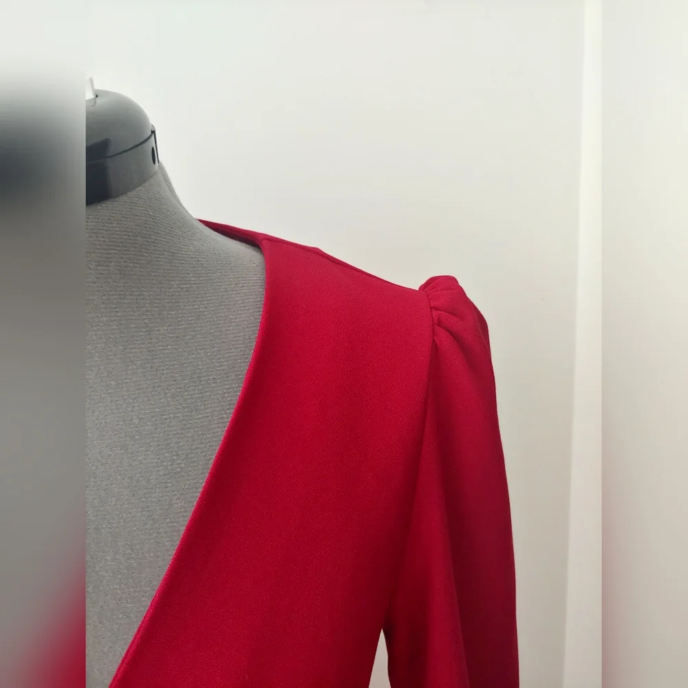 Fifth Label Raspberry wrap mini dress - Picture 7 of 11